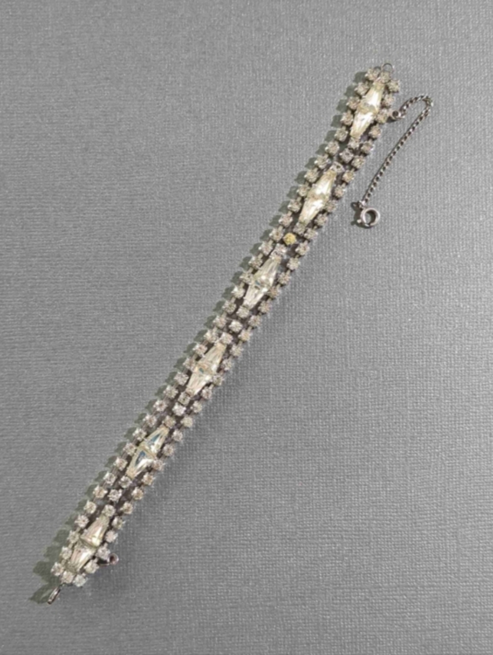 Joseph Warner Vintage Rhinestone Bracelet